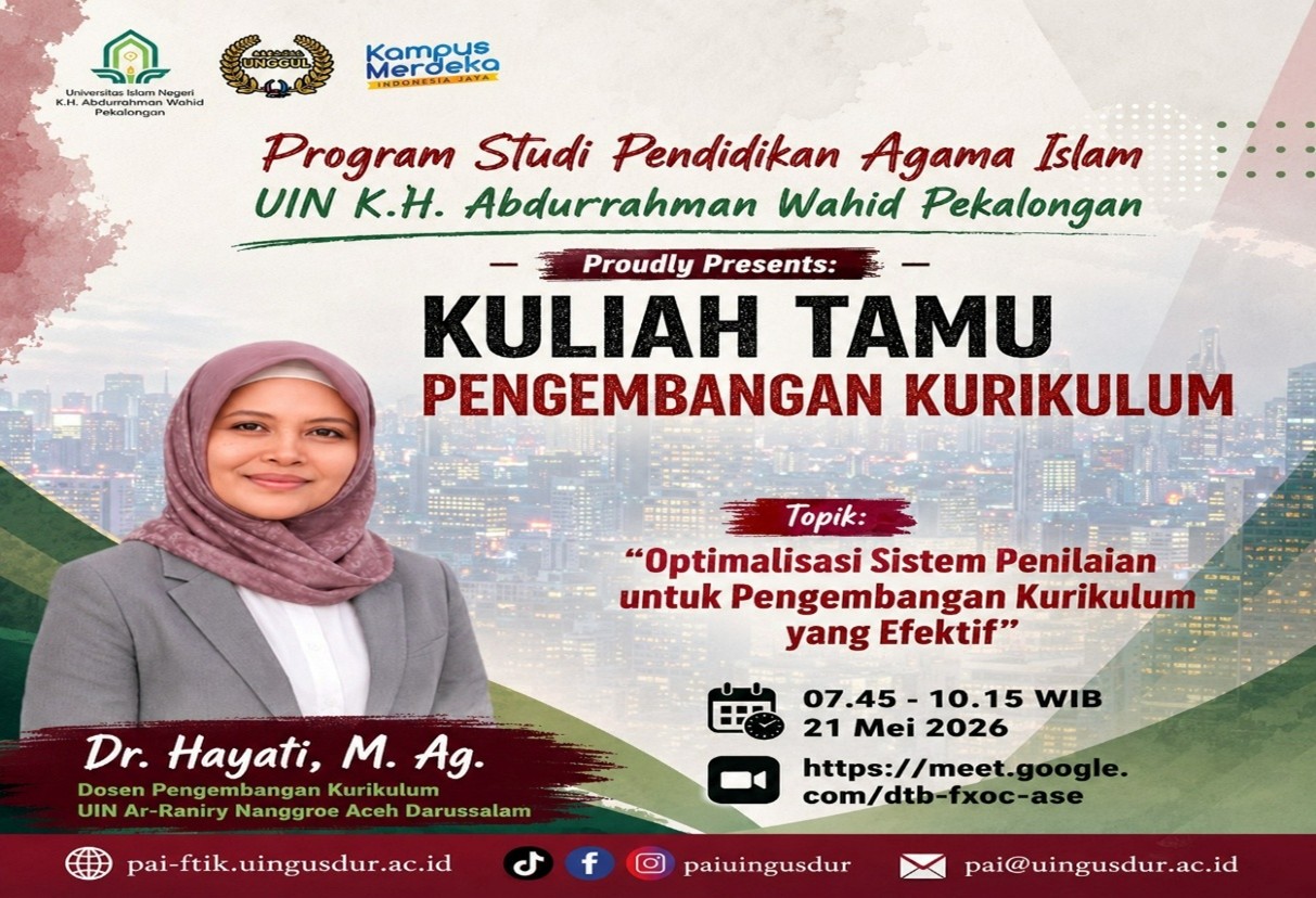 Prodi PAI UIN Ar-Raniry Gelar Kuliah Tamu Bersama Prodi PAI UIN Gusdur Pekalongan